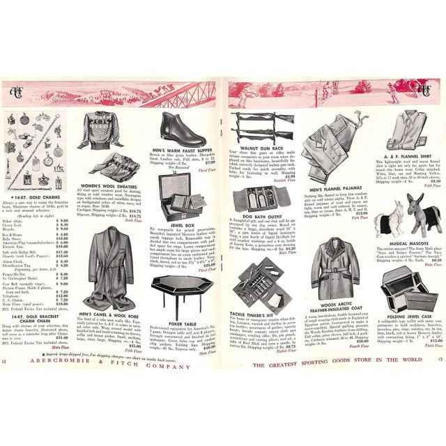 Traditional Abercrombie & Fitch 1944 Christmas Catalogue For Sale - Image 3 of 8