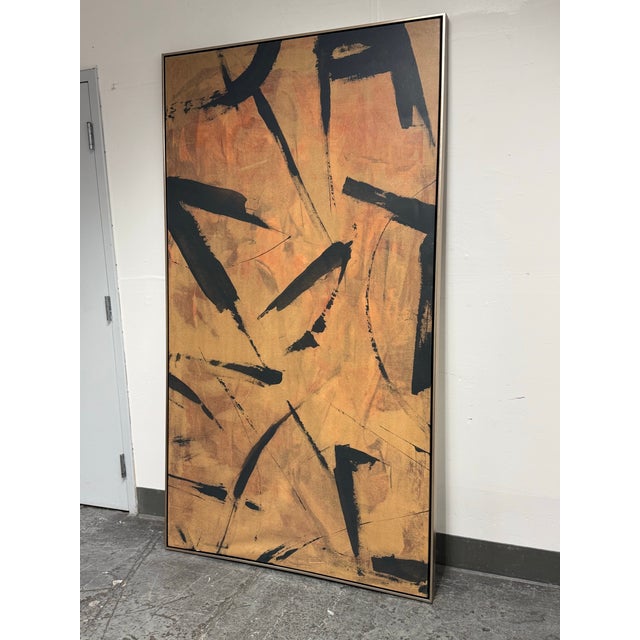 Design Plus Gallery presents the Rowgan Framed Wall Art by Ksenia Sizaya from CB2. This large-scale abstract composition...