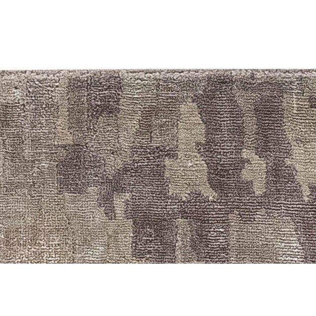 Modern Abstract Silk Runner by Doris Leslie Blau For Sale - Image 4 of 6