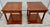 Vtg. Baker Pair of Regency Style Cherry Side Tables W/Inlay & Brass Trim For Sale - Image 16 of 16