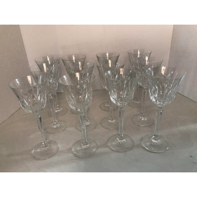 1980s Mikasa Interlude Crystal Wine Glasses- Set of 12 For Sale In Detroit - Image 6 of 6