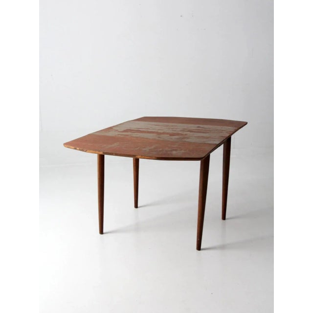 Mid-Century Drop Leaf Table For Sale - Image 9 of 12