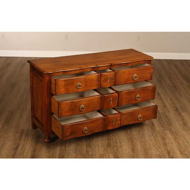 Mid 20th Century Don Ruseau Custom Continental Style Walnut Chest Of Drawers For Sale - Image 5 of 18