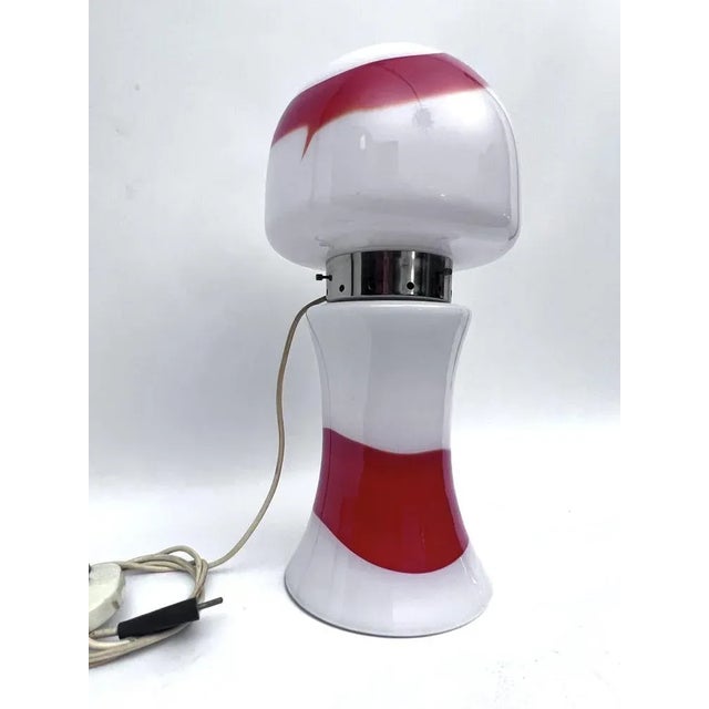 1970s Space Age Murano Glass Table Lamp from Mazzega, Italy, 1970s For Sale - Image 5 of 12