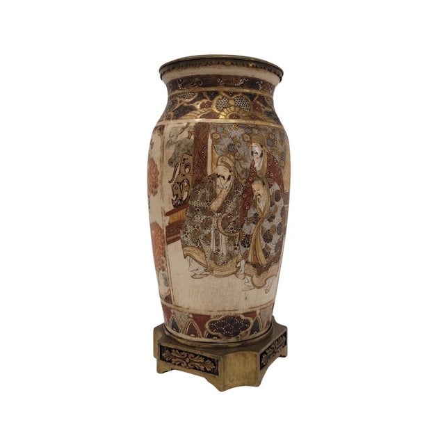 Japanese Vase with Ormolu and Satsuma Porcelain, 1880 For Sale - Image 17 of 17