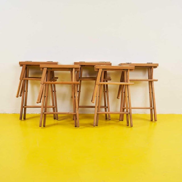 Director's Chairs, Set of 5 For Sale - Image 6 of 8