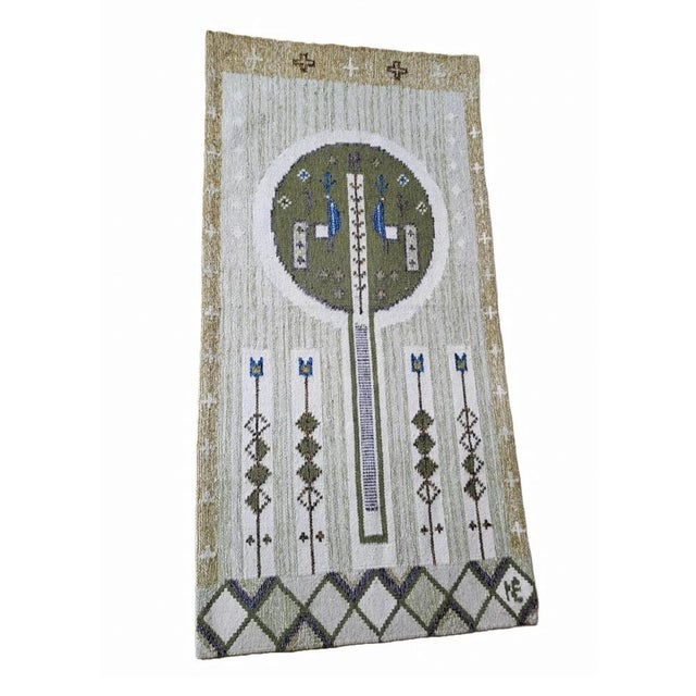 Handwoven Tapestry or Rug by Eva Nemeth, 1960s For Sale - Image 6 of 6