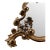 Regency Gold Floral Mirror With a Hollywood Past For Sale