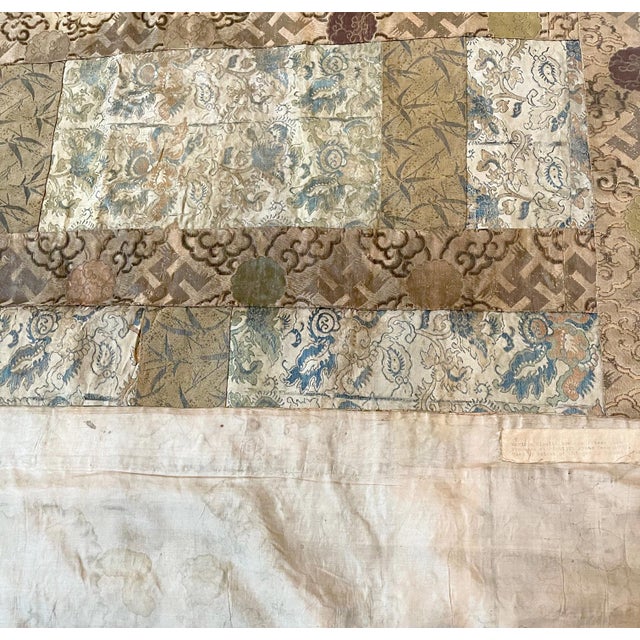Antique Brocade Kesa Monk's Patched Robe Edo Period For Sale In Atlanta - Image 6 of 17