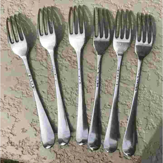 18th Century Set of 18th C. Hester Bateman Sterling Forks For Sale - Image 5 of 8