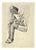 Mino Maccari, Nude, Pen Drawing on Paper, 1932 For Sale