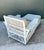 Mid 20th Century Vintage Rattan Lounge Chair and Ottoman After Bielecky Brothers For Sale - Image 5 of 12