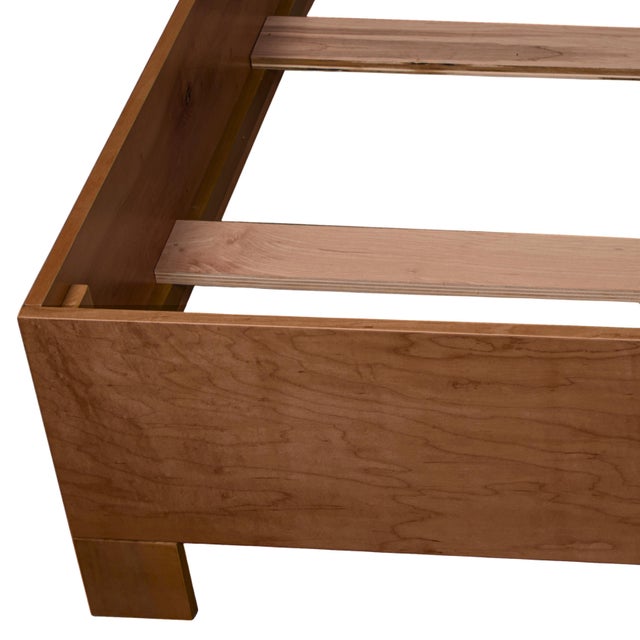 Swirl Rattan Standard Bed King, Golden Mahogany For Sale - Image 9 of 10