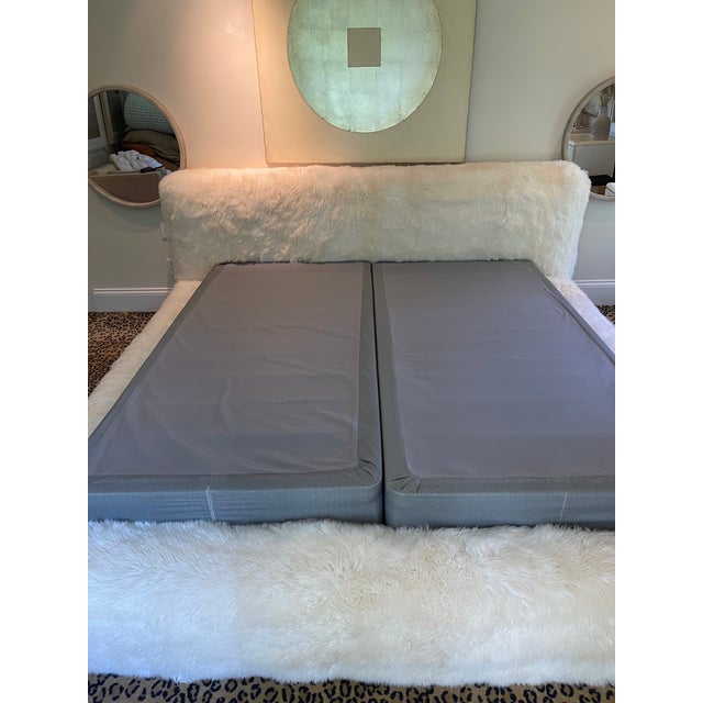 Contemporary Restoration Hardware Yeti Sheepskin King Size Ivory
