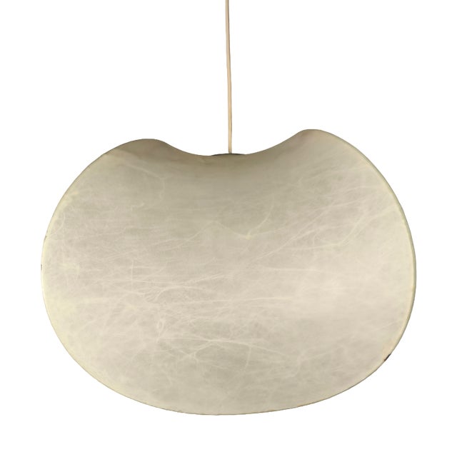 Biomorphic Cocoon Pendant Lamp by Friedel Wauer for Goldkant, 1960s For Sale