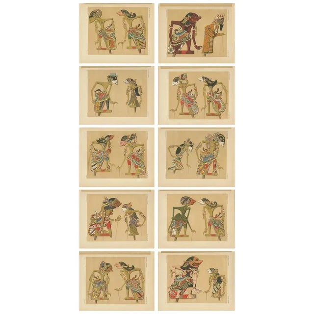 Juynboll, Wayang Puppets, 1900, Prints, Set of 10 For Sale - Image 12 of 12