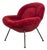 Red Lounge Chairs by Fritz Neth for Correcta, 1950s, Set of 2 For Sale
