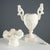 Electrified Alabaster Vase with Carved Handles For Sale - Image 3 of 11