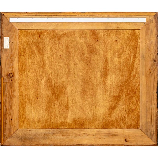 Rustic Ebonized Wood Framed Mirror For Sale In New York - Image 6 of 6
