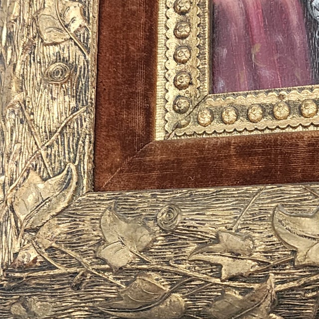 Wood Early 20th Century Original Artist Signed Johan Karoly Reinprecht Ornate Gold Framed Still Life Oil Painting For Sale - Image 7 of 18