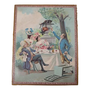 Antique Toy n.k Paris France Circa 1910 Box of 3 Puzzles