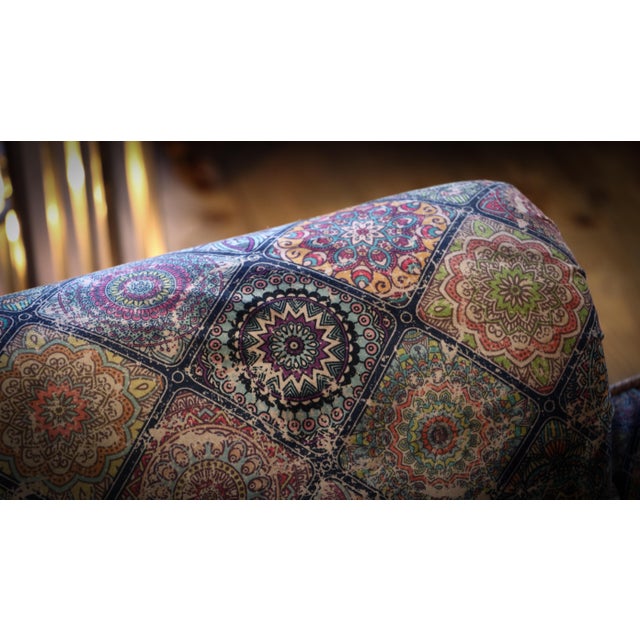 Pink Vintage Chair with Cushion Back from George Smith, 2010s For Sale - Image 8 of 18