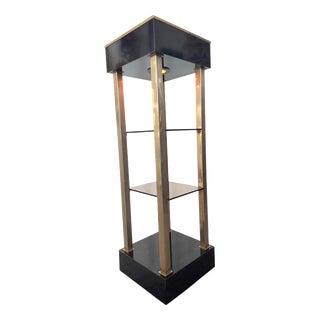 Mid-Century Modern Illuminated Display Stand from Belgo Chrom, 1970s For Sale