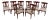 Set of 8 Kindel Neoclassical Mahogany Dining Room Chairs For Sale