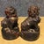 Metal Pair of Vintage Gilt Bronze Foo Dogs – Guardian Lions on Drum Bases For Sale - Image 7 of 9