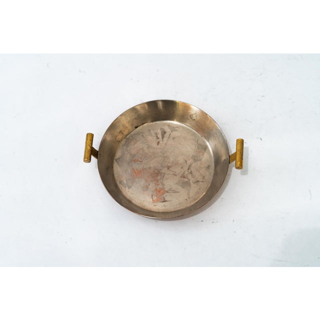 Mid-Century Modern Vintage Copper and Brass Pan by Carl Auböck, 1950 For Sale - Image 3 of 7