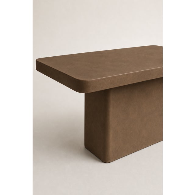 Not Yet Made - Made To Order Monolite Microconcrete Dining Table by Andrea Toffanin for Hood - Back & Forth Design For Sale - Image 5 of 6