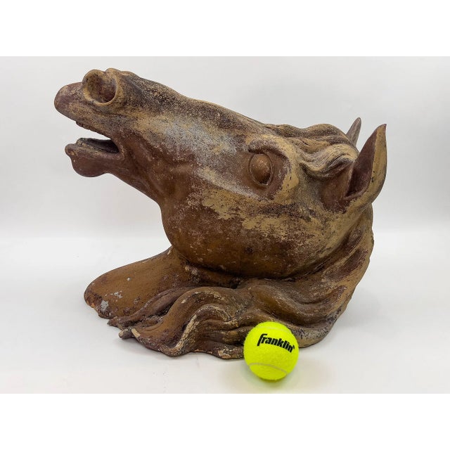 Brown Antique French Butcher's Advertising Trade Sign For Sale - Image 8 of 10