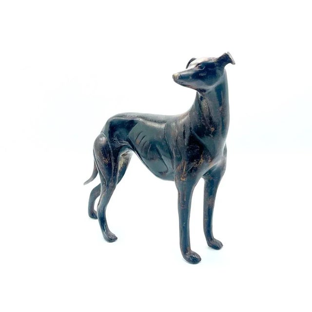 Vintage Whippet Cast Iron Figure, 1960s For Sale - Image 10 of 11