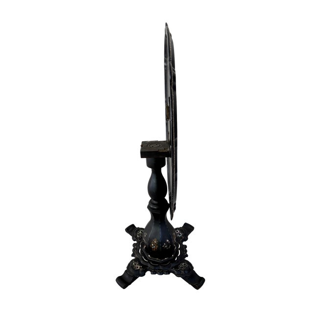 19th C English Mother-of-Pearl Tilt-Top Table For Sale In Los Angeles - Image 6 of 18
