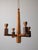 Art Deco Danish Wooden Candle Chandelier, 1970s For Sale - Image 17 of 17