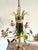 French Tole Inverted Floral Bouquet Chandelier with Five Lights, 1945 For Sale - Image 4 of 18