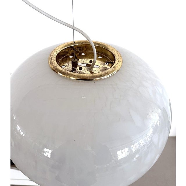 1970s Mid-Century Italian Murano Glass Pendant Lamp, 1970s For Sale - Image 5 of 15