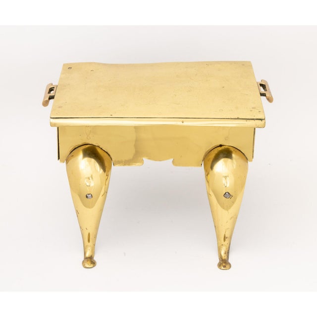 Traditional Georgian Brass Hearth Footman For Sale - Image 3 of 7