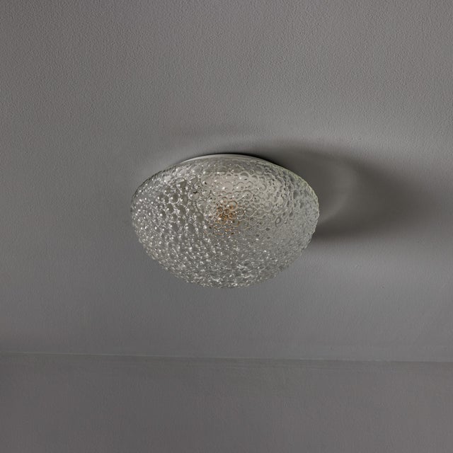 1960s Helena Tynell Bubble Glass Flush Mount for Limburg For Sale - Image 12 of 17