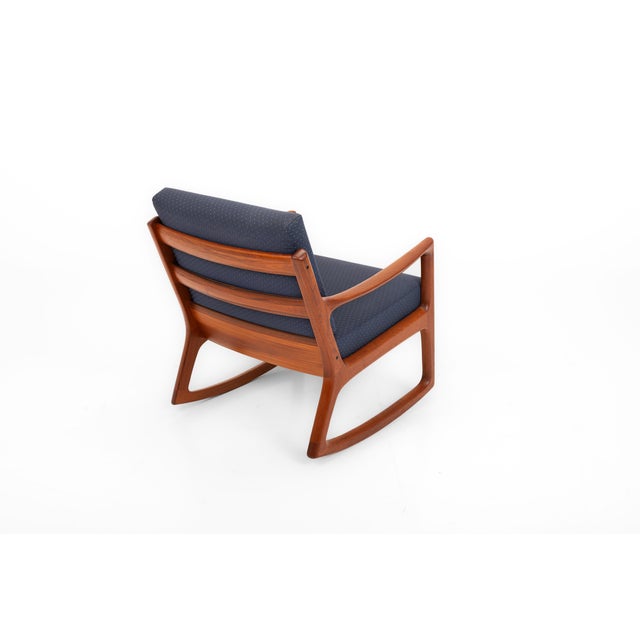 Wood Rocking Chairs by Ole Wanscher for Cado, 1960s, Set of 2 For Sale - Image 7 of 13