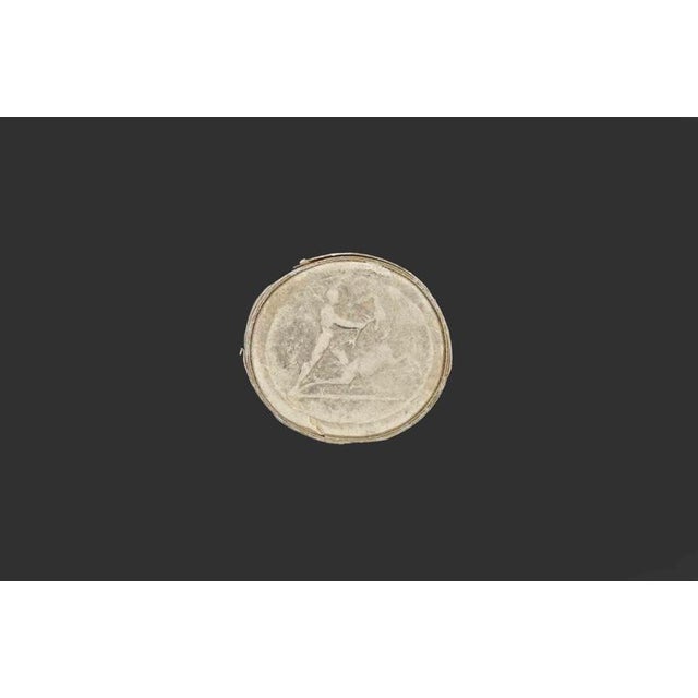 Ancient Neoclassical Cameo Intaglio in biscuit. Italy, 19th Century. Good condition.