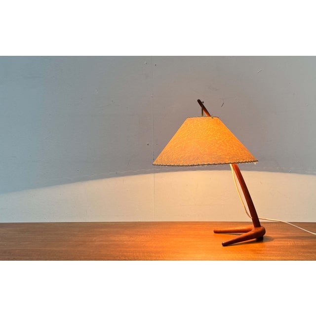 Very rare Kalmar "Dornstab" table lamp. An early design classic that derives its elegance from the functionality of its...