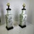 Pair of Vintage Green Apple Blossom Chinese Lamps For Sale - Image 4 of 12