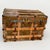 Early 20th Century Early 1900s European Antique Travel Trunk With Wood Slats & Metal Hardware For Sale - Image 5 of 12