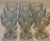 Rare set of 9 vintage glass goblets from the renowned Cambridge Glass Company. These pieces feature the highly sought-...