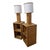 Wood Bamboo and Rattan Bedside Tables, 1950s, Set of 2 For Sale - Image 7 of 11