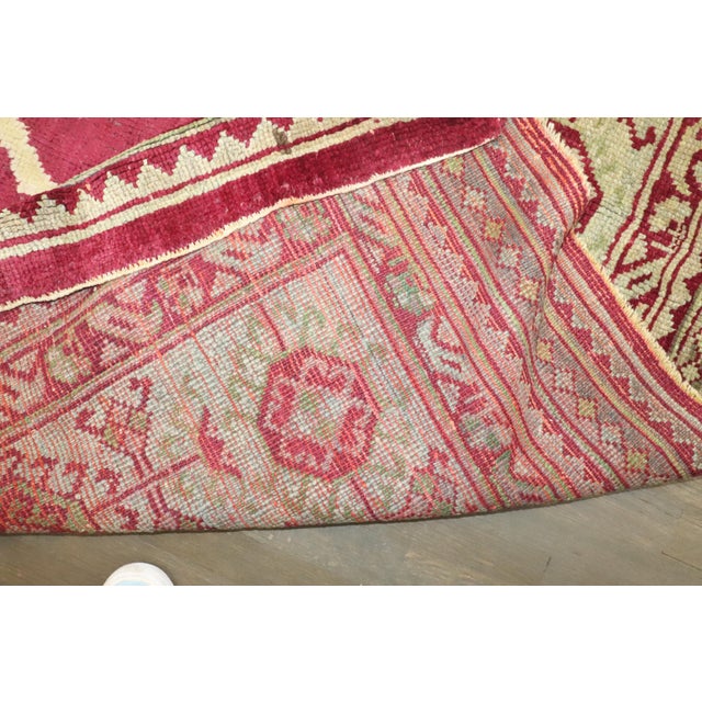 Early 20th Century Zabihi Collection Large Square Turkish Oushak Rug - 16'2" x 16'4" For Sale - Image 4 of 12