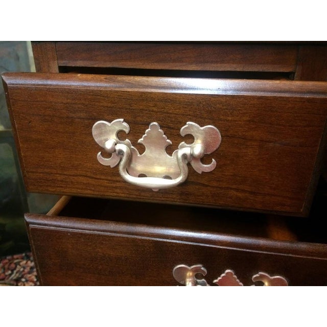 Brown Vintage Pennsylvania House Tall Dresser, Chest on Chest For Sale - Image 8 of 13