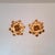 A beautiful set of two extra-large, gold-plated Florentine-style wall or ceiling lights from the Kögl era of the 1970s....