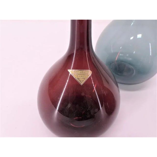 Scandinavian Tulip Vases by Arthur Percy for Gullaskruf, 1950, Set of 3 For Sale - Image 6 of 8